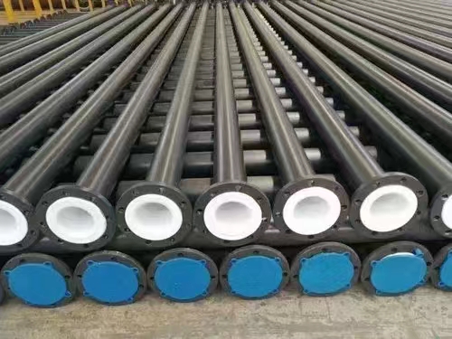 雙面襯塑防腐對(duì)焊法蘭連接鋼管